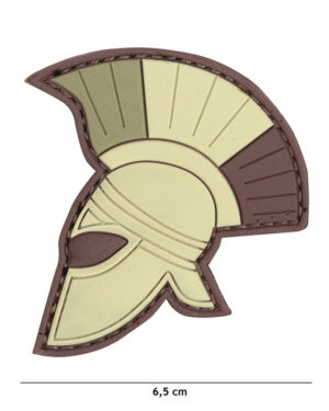 Patch 3D PVC Spartan helmet #20034