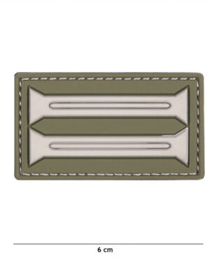 Patch 3D PVC German insignia green #20040