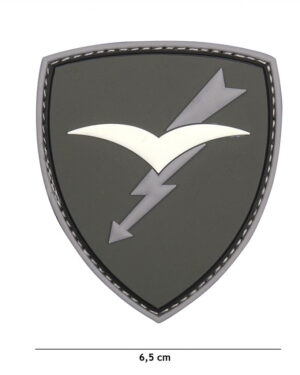 Patch 3D PVC Paratroopers Brigade Folgore grey #20065