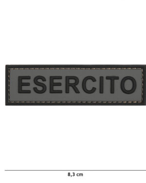 Patch 3D PVC Esercito grey #20066
