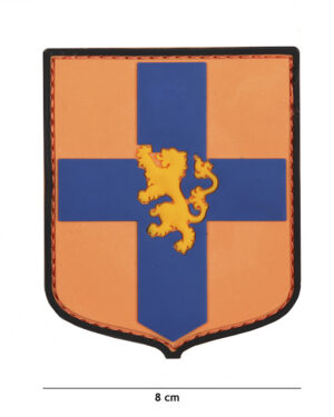 Patch 3D PVC Dutch shield orange #11104