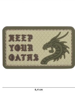 Patch 3D PVC Keep Your Oaths coyote #11146