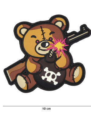 Patch 3D PVC Terror Teddy brown #9013