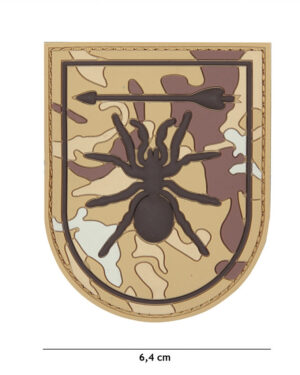Patch 3D PVC Special Forces spider sand #12078