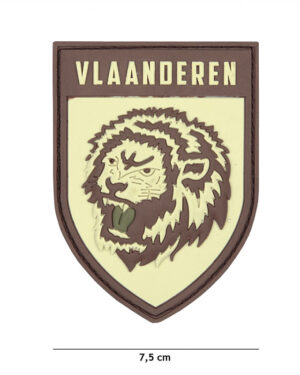 Patch 3D PVC Vlaanderen coyote #13069