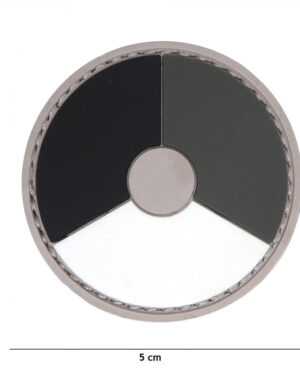 Patch 3D PVC Royal Dutch Air Force grey #13097