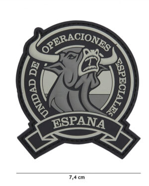 Patch 3D PVC Espana grey #1108