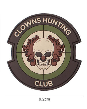 Patch 3D PVC Clowns Hunting Club #3116
