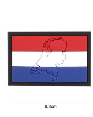 Patch 3D PVC Netherland with contour #4114