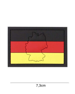 Patch 3D PVC Germany with contour #4124