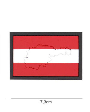 Patch 3D PVC Austria with contour #4127