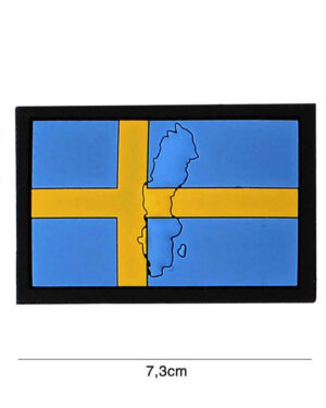 Patch 3D PVC Sweden with contour #4129