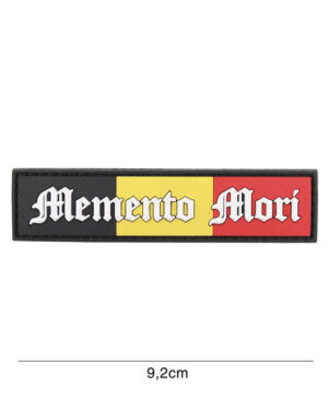 Patch 3D PVC Memento Mori (stripe) Belgium #6137