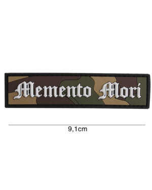 Patch 3D PVC Memento Mori (stripe) woodland #6139