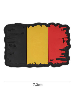 Patch 3D PVC Belgium vintage #7110