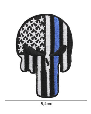 Patch  Embroidery Punisher USA Blue Thin Line #2040