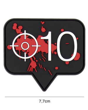 Patch 3D PVC Headshot 10 #9099