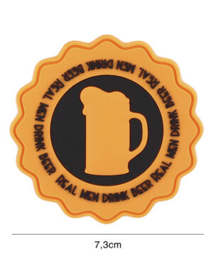 Patch 3D PVC Drink beer orange #9115