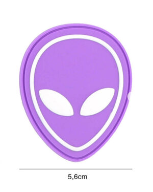 Patch 3D PVC Alien purple #2130