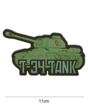 Patch 3D PVC T-34 tank #19073