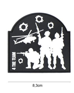 Patch 3D PVC 4 the team #20025
