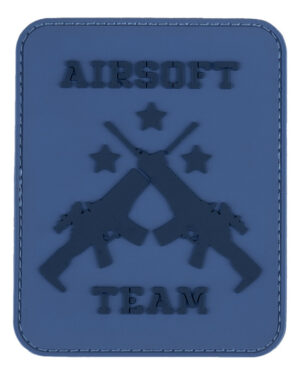 Patch 3D PVC Airsoft team blue #23019