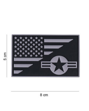 Patch 3D PVC Stars and Stripes USAF #14066