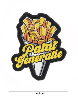 Patch 3D PVC Patat generatie #10038