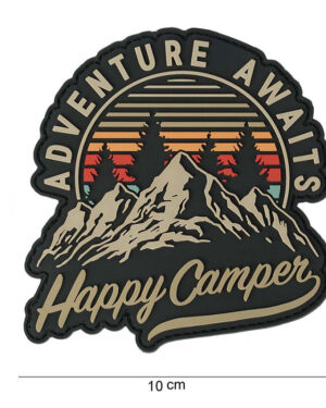 Patch 3D PVC Happy camper #13061