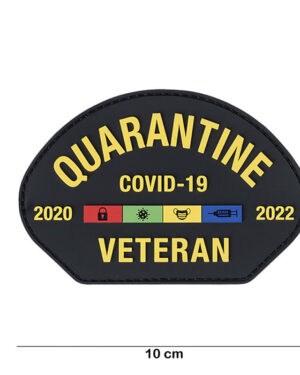 Patch 3D PVC Quarantine Veteran Covid-19 #13106