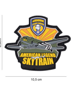 Patch 3D PVC C-47 American Legend #17086