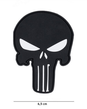 Patch 3D PVC Punisher black #14063