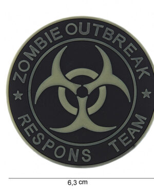 Patch 3D PVC Zombie outbreak respons team #13005