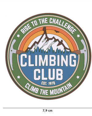 Patch 3D PVC Climbing Club #23008