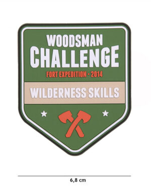 Patch 3D PVC Woodsman Challenge #23009