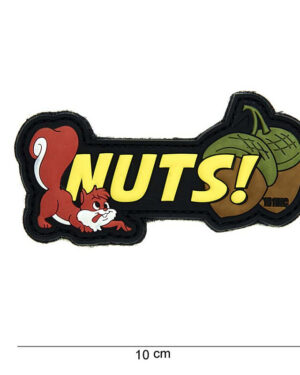 Patch 3D PVC Nuts yellow #14018