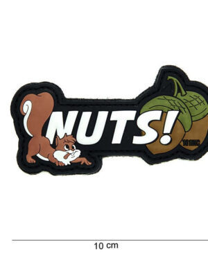 Patch 3D PVC Nuts white #14019