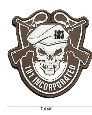 Patch 3D PVC 101 Incorporated coyote #15038