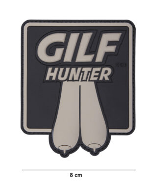 Patch 3D PVC Gilf Hunter black large #19020