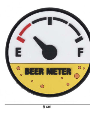 Patch 3D PVC Beer meter#9061