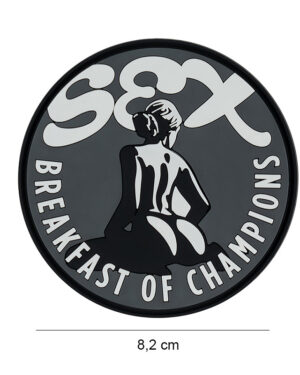 Patch 3D PVC Sex-breakfast of champions #14065