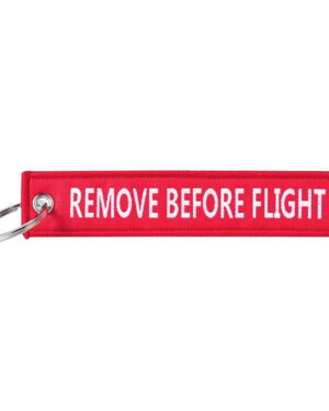 Schlüsselanhänger REMOVE BEFORE FLIGHT (beidseitig)