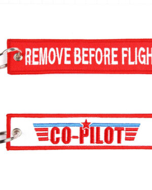 Schlüsselanhänger REMOVE BEFORE FLIGHT + Co-.Pilot