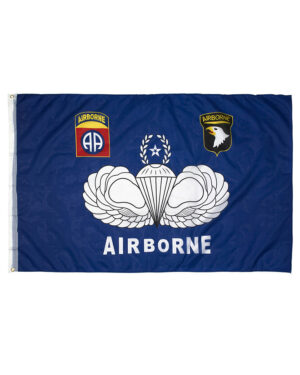 Blaues Flaggenemblem für die Luftlandetruppen