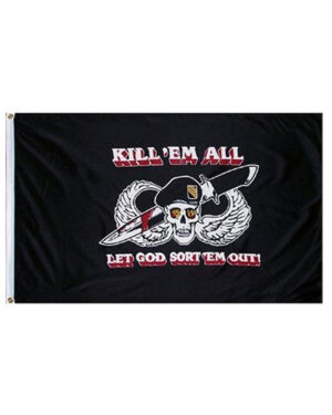 Flagge, tötet sie alle, lasst Gott regeln