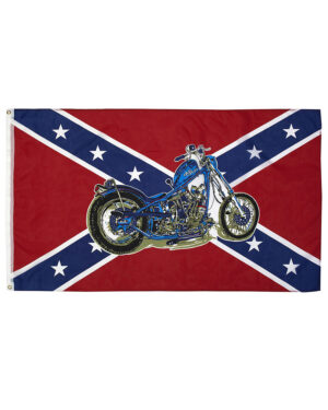 Flagge Rebel Motorrad